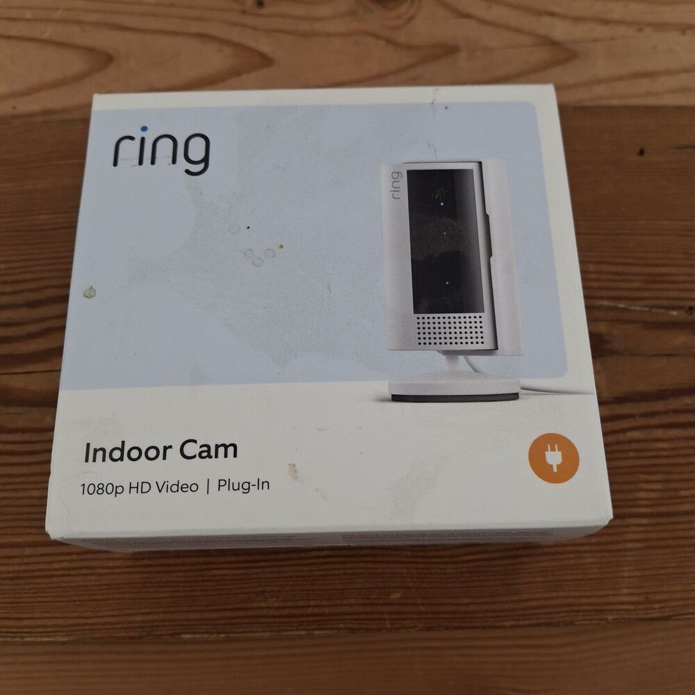 Ring Indoor Cam 2nd Gen (B0B6GLQJMV) Wi-Fi 1080p FHD Indoor Camera - White